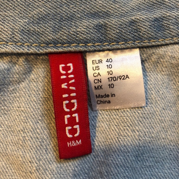 🌾H&M Cropped Denim Vest - Picture 6 of 6